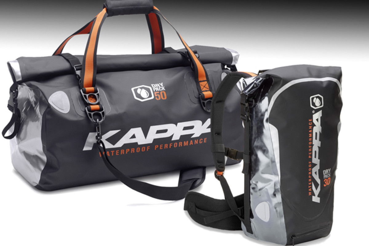 Nuevas bolsas impermeables para moto de Kappa