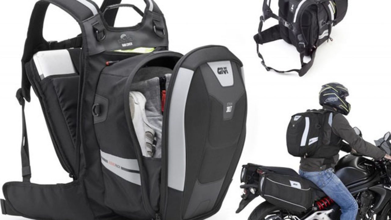Mochila para moto GIVI XS317, la mochila total para el motero