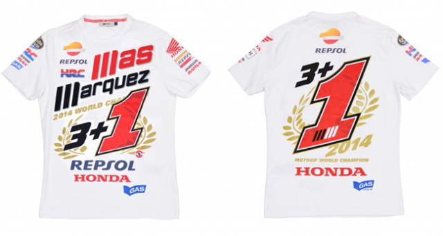 Camiseta Marc Marquez Campeon del Mundo MotoGP 2014
