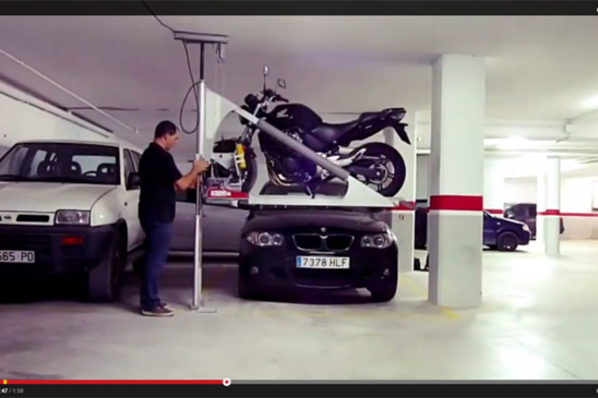 motolift elevador de motos garaje