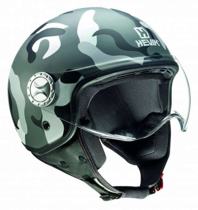 casco de moto Jet Mimetic de Hevik