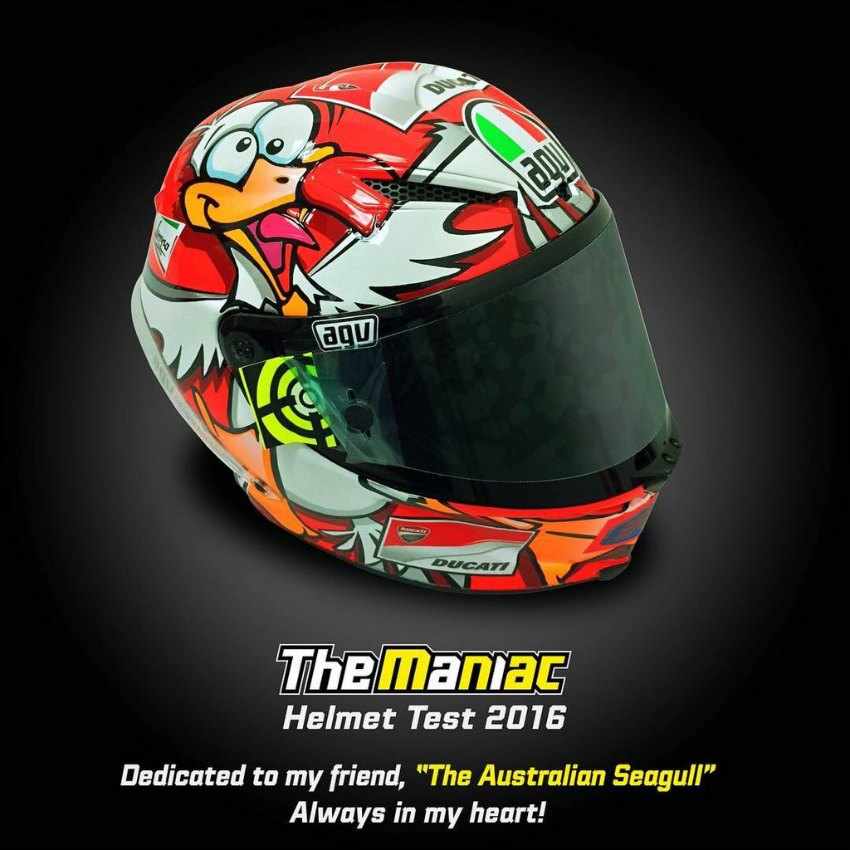 Casco Andrea Iannone Test MotoGP Sepang 2016