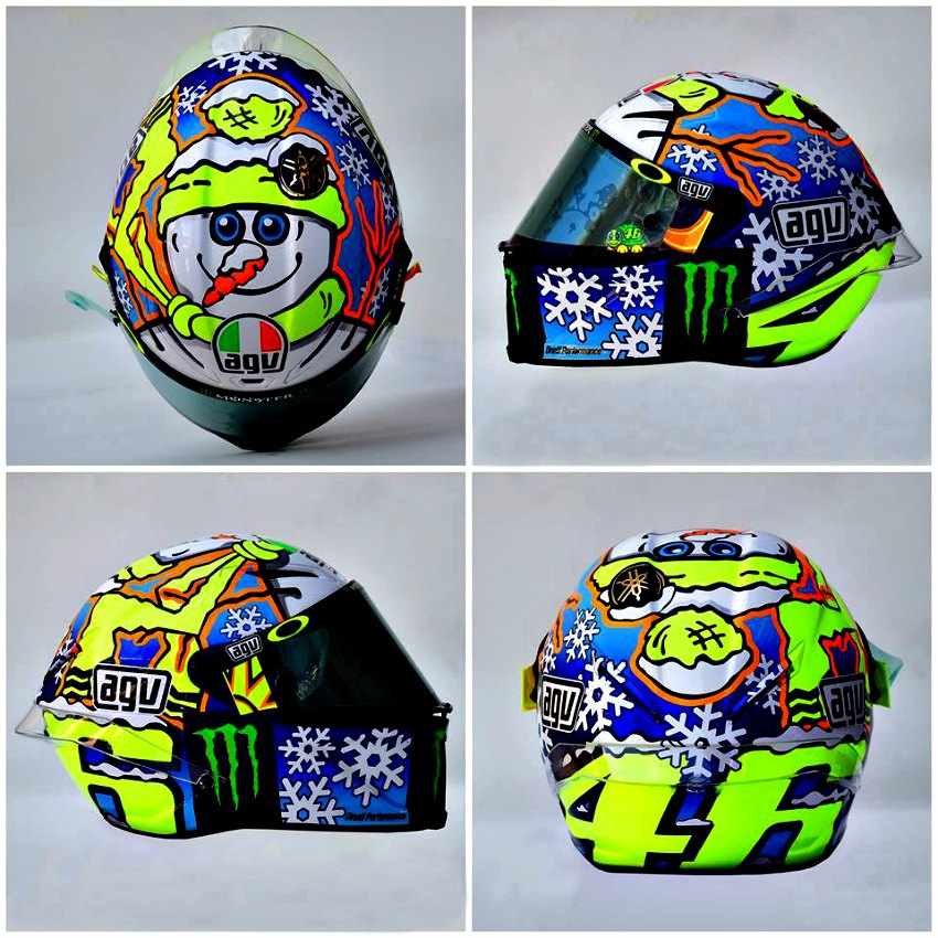 Casco de Valentino Rossi 2016 Winter Test