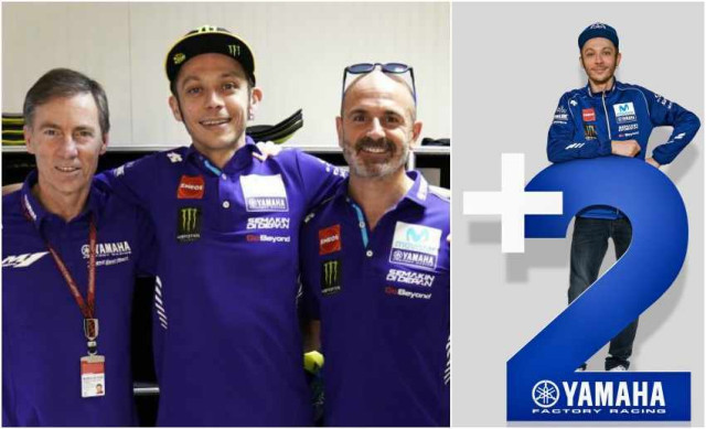 Valentino Rossi renueva con Yamaha MotoGP hasta 2020