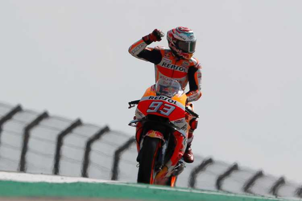 Victoria para Marc Marquez en el Gran Premio de MotoGP de Motorland
