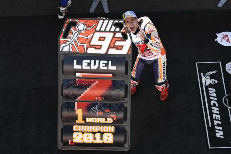 Marc Marquec Campeón del Mundo de MotoGP 2018