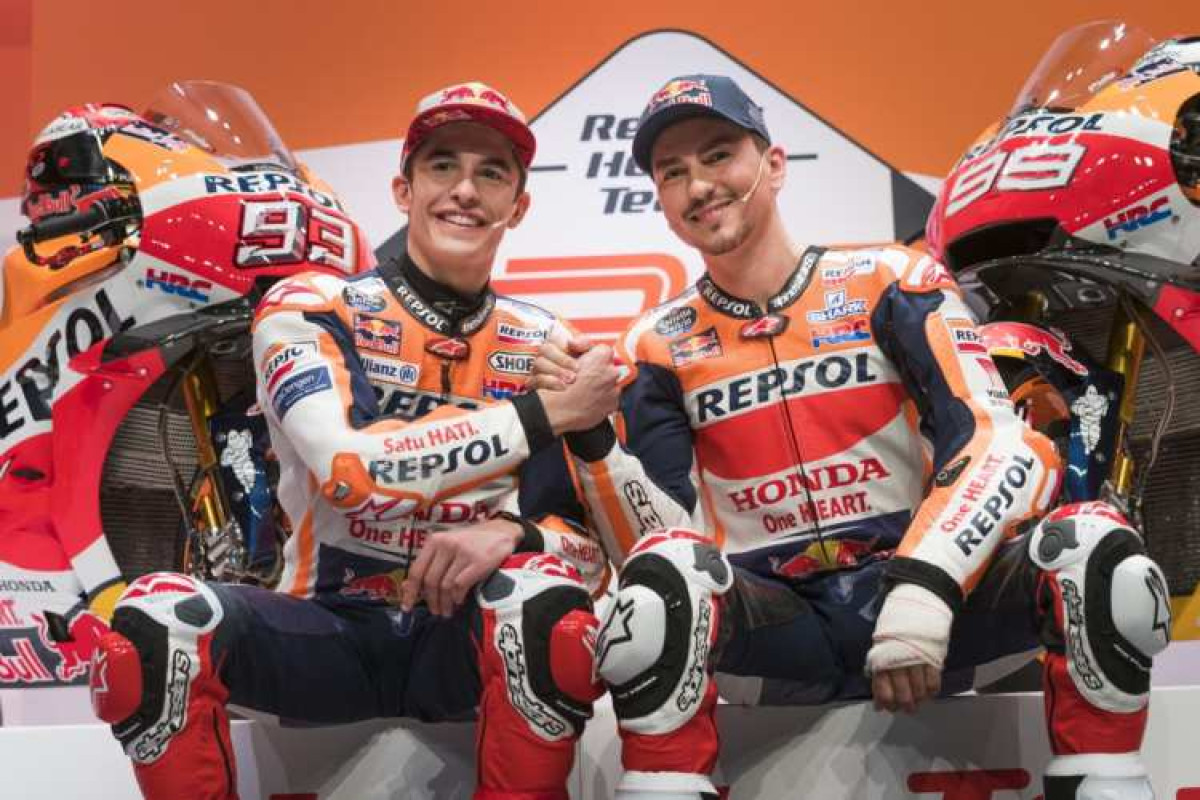 Equipo Honda MotoGP 2019 - Marquez y Lorenzo
