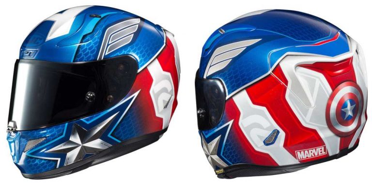 Casco de Moto HJC RPHA 11 Capitán América | SuperHeroes Marvel
