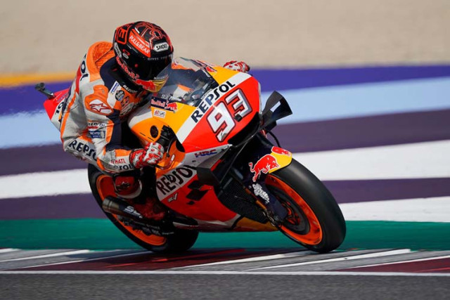 Marc Márquez afronta el GP de San Marino con confianza, pese a que su papel en el test de Misano fue discreto.