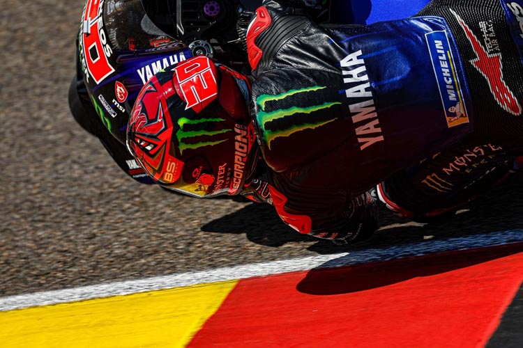 Fabio Quartararo partirá en segunda posición en el GP de Alemania de MotoGP.