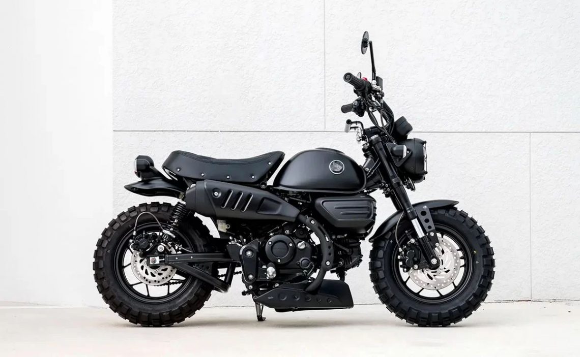 La Honda Monkey con estilo Scrambler