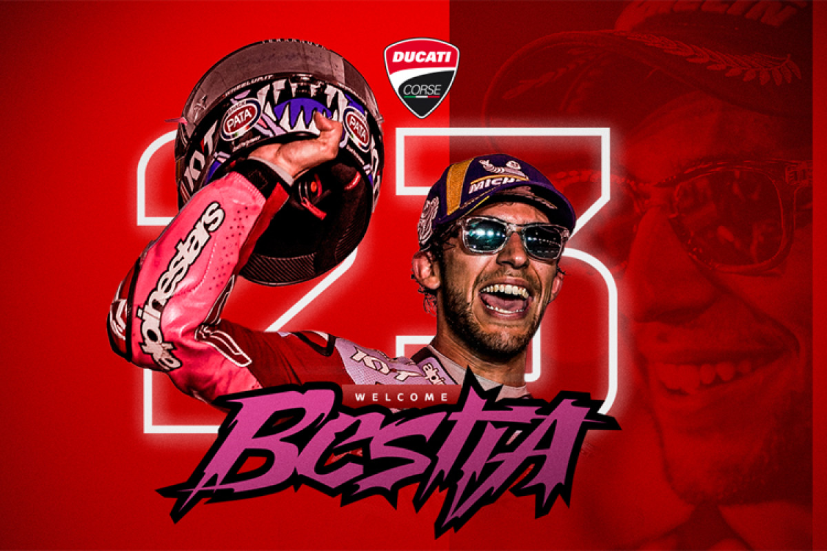Ducati se ha decantado por el piloto italiano sobre Jorge Martín y Enea Bastianini lucirá los colores oficiales de la marca en 2023.