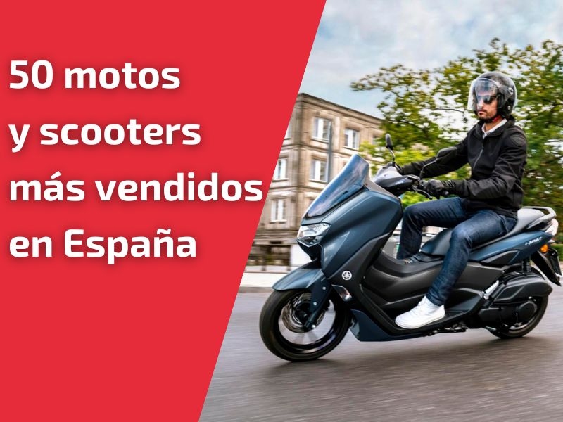 Las 50 motos y scooters más vendidos en España