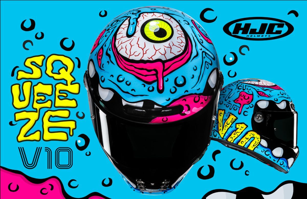 HJC V10 SQUEEZE: el casco que convierte la ciudad en un lienzo