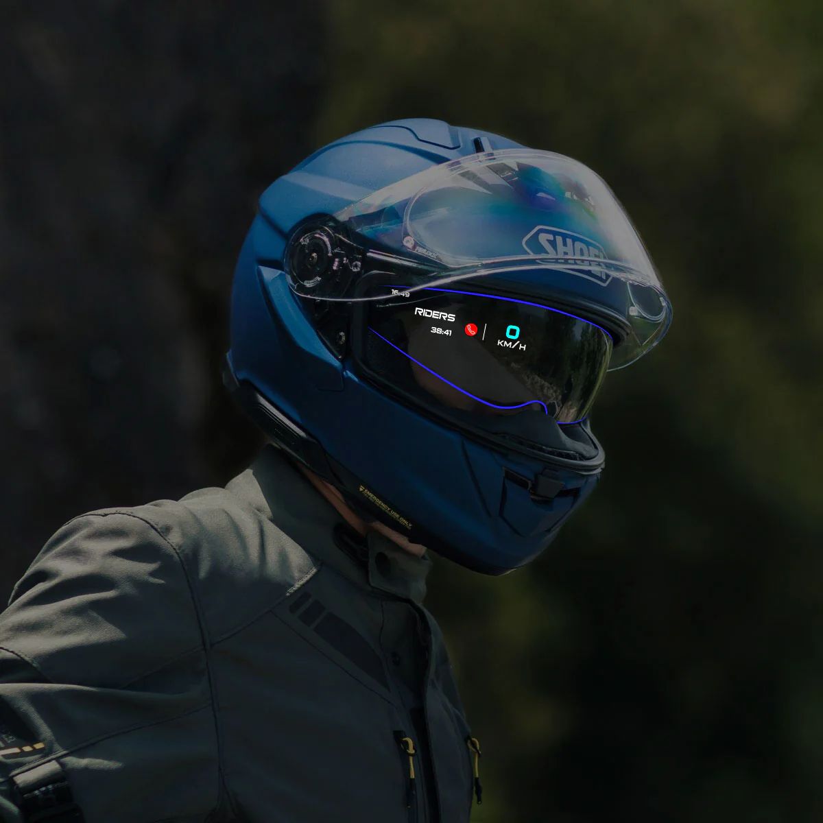 Shoei y EyeLights: el primer casco con realidad aumentada totalmente integrada