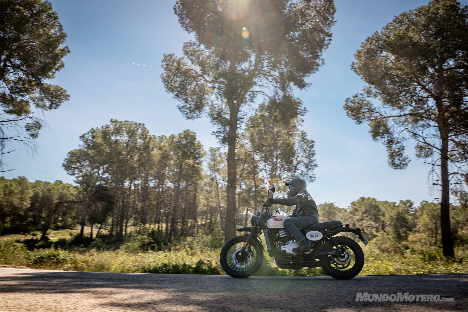 Prueba BSA Scrambler 650