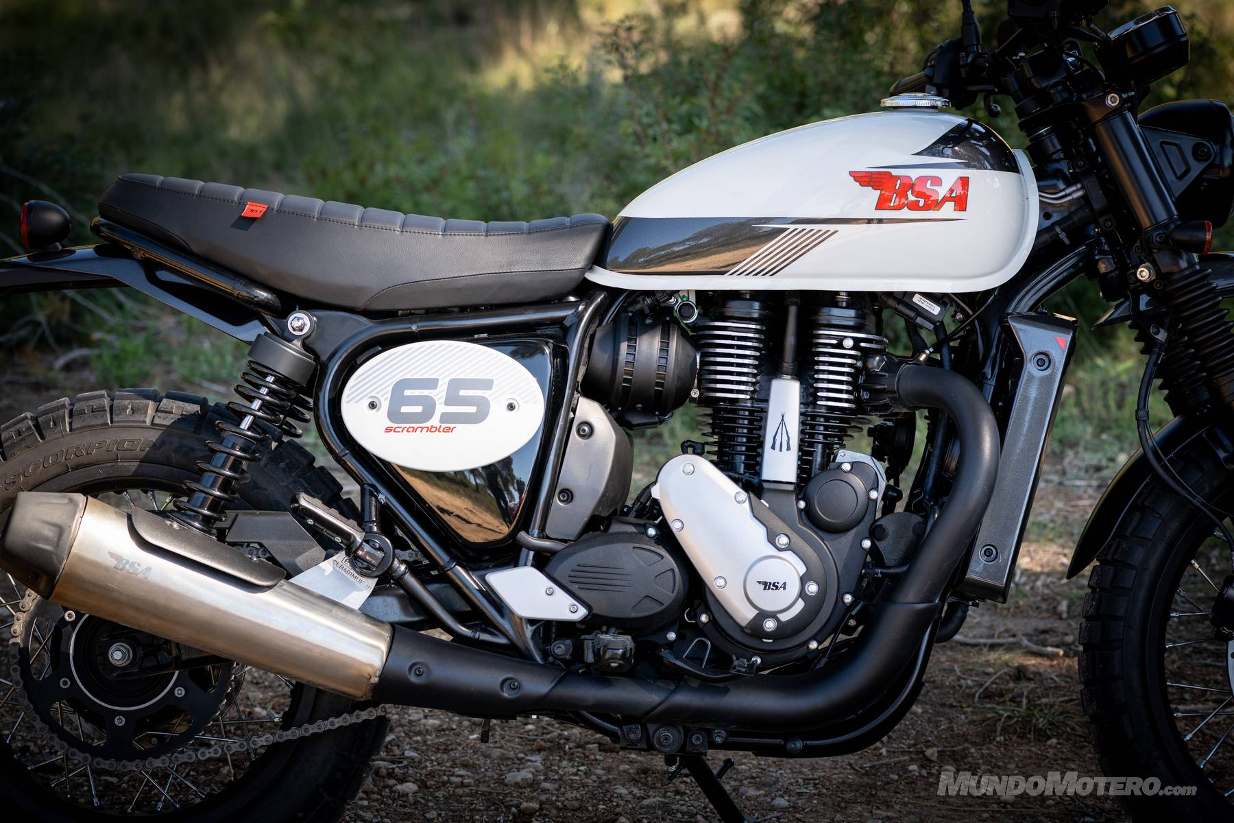 Prueba BSA Scrambler 650