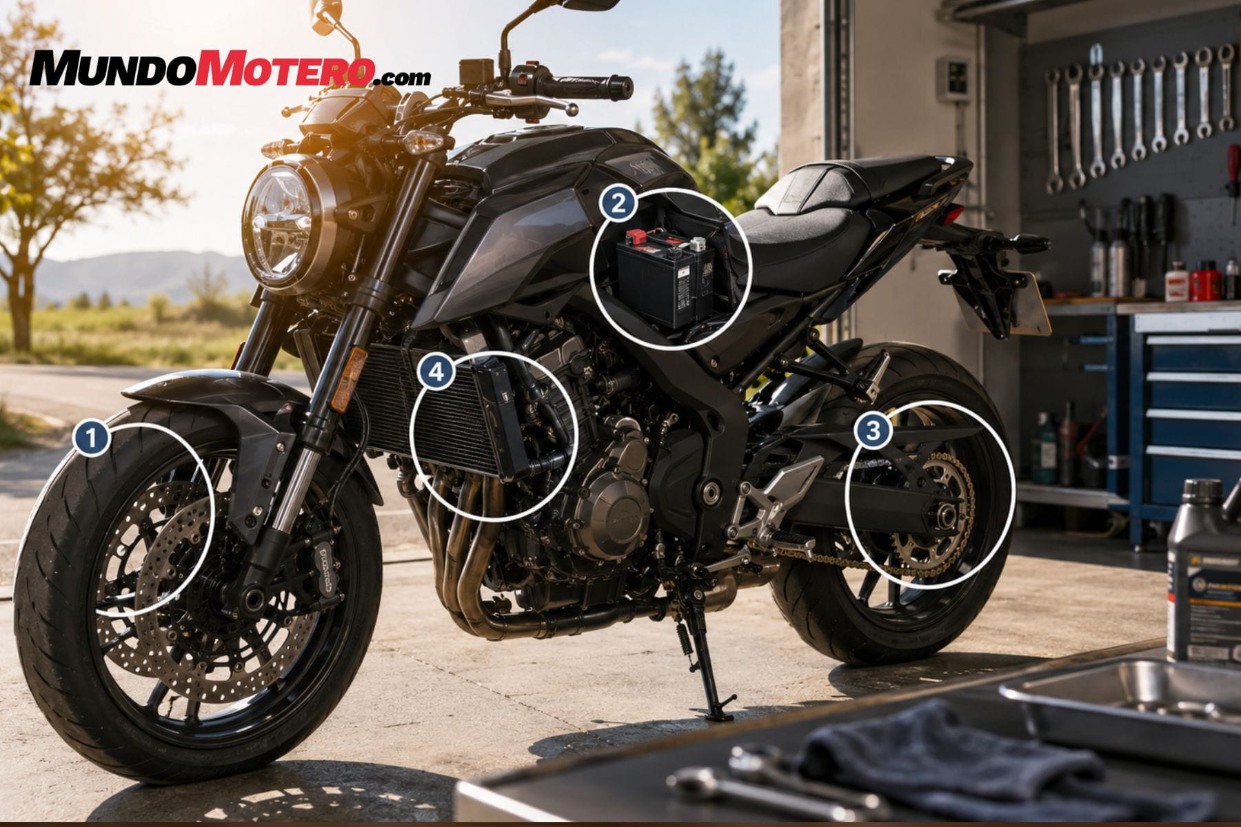 Cuatro elementos de la moto que debes revisar en verano para evitar averías de hasta 6.000 euros